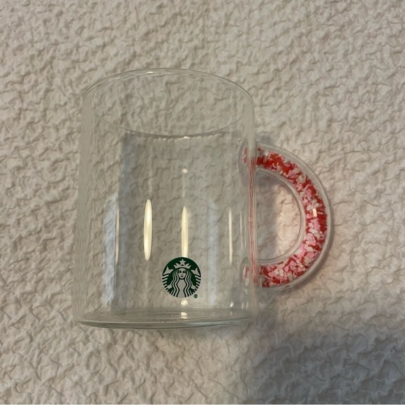 Starbucks Other - NEW Starbucks Valentines Heart Confetti Glass Mug